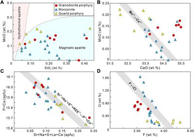 Contrasting apatite geochemistry between ore-bearing and ore-barren intrusions of the giant Kalmakyr gold-rich porphyry Cu deposit, Tien Shan, Uzbekistan